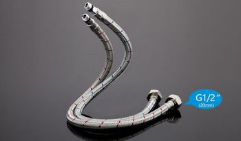 Смеситель для раковины Gappo G17-8 G1017-8 Белый Хром — фото 7, Смесители для раковины