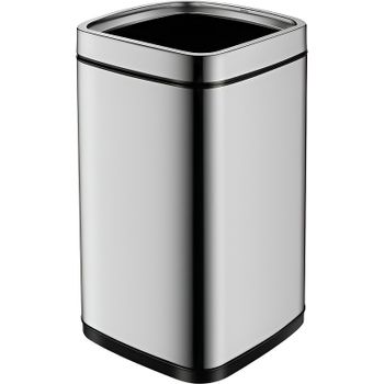 Ведро для мусора WeltWasser WW ME Noland MT 12L 10000003017 Хром матовый — фото 1, Мусорные ведра