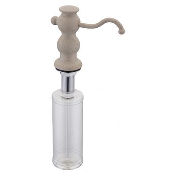 Дозатор для жидкого мыла ZorG ZR-25 КВАРЦ Кварц — фото 1, Дозаторы для кухонных моек