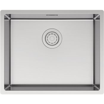 Товар: Кухонная мойка Paulmark Lassan 54 Uni LA54-BS Брашированная нержавеющая сталь - фото 1 Кухонная мойка Paulmark Lassan 54 Uni LA54-BS Брашированная нержавеющая сталь — фото 1, Кухонные мойки