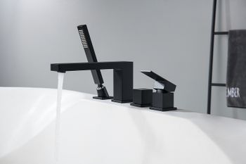 Смеситель на борт ванны Timo Selene 2130/03Y Черный — фото 5, Смесители на борт ванны