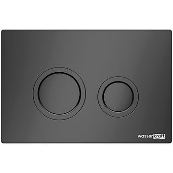 Инсталляция WasserKRAFT Salm 27TLT.010.ME.WH.MB01 для унитаза Белое стекло с Черной матовой клавишей смыва — фото 3, Инсталляции для унитазов