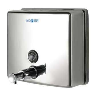 Товар: Диспенсер для жидкого мыла Nofer 03004.B Серый - фото 1 Диспенсер для жидкого мыла Nofer 03004.B Серый — фото 1, Диспенсеры для жидкого мыла