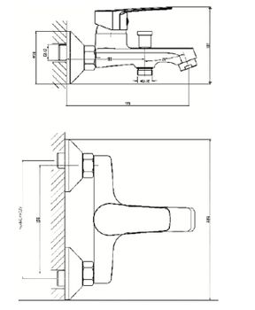 Комплект смесителей Orange Loop M26-311cr Хром — фото 14, Готовые комплекты для ванной комнаты