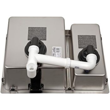 Кухонная мойка Blanco Andano 340/180-U 522979 Нержавеющая сталь с зеркальной полировкой — фото 5, Кухонные мойки