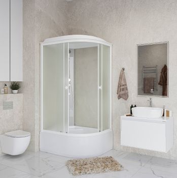 Душевая кабина Niagara Promo 90x80 L P90/80/40L/MT без гидромассажа — фото 1, Душевые кабины