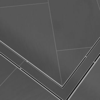 Душевой лоток Tece Drainline 90x90 610900 угловой без крышки — фото 4, Душевые лотки