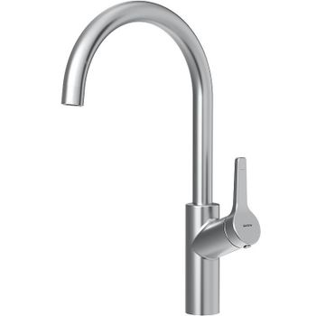 Смеситель для кухни Damixa Eclipse 310720400 Никель — фото 1, Смесители для кухни