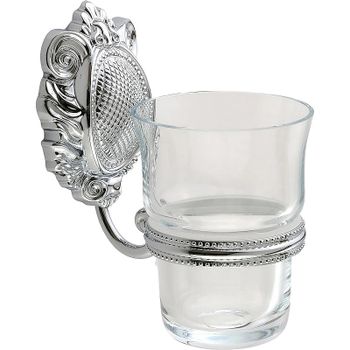 Стакан для зубных щеток Migliore Cleopatra 16649 Хром — фото 1, Стаканы для зубных щеток