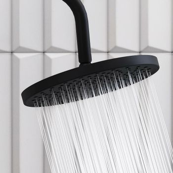 Душевая система Damixa Apollo 947730300 Черная матовая — фото 5, Душевые стойки