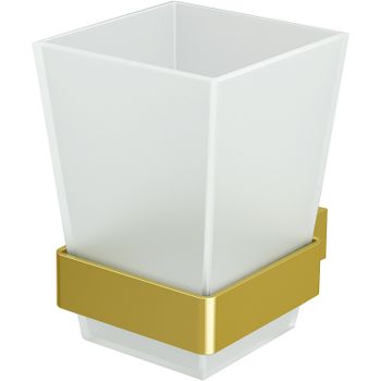 Стакан для зубных щеток WasserKRAFT Sauer K-7928 Золото — фото 1, Стаканы для зубных щеток