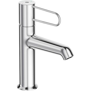 Смеситель для раковины Jacob Delafon Odeon Rive Gauche E21028-00-CP Хром Белый — фото 1, Смесители для раковины