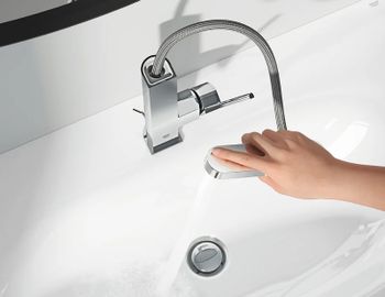 Смеситель для раковины Grohe Plus 23844003 Хром — фото 3, Смесители для раковины