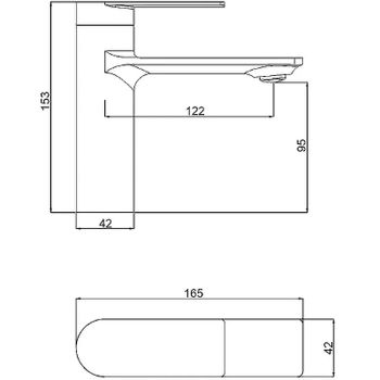 Смеситель для раковины Orange Berni M09-021cr Хром — фото 8, Смесители для раковины