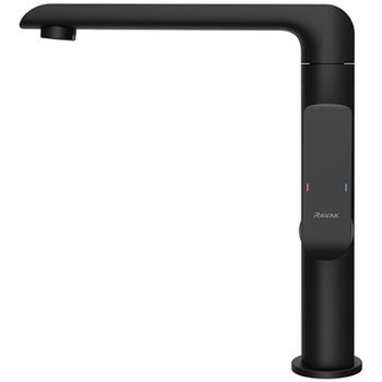 Смеситель для раковины Ravak Flat FL 016.20 X070174 Черный матовый — фото 2, Смесители для раковины