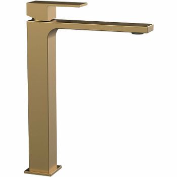 Смеситель для раковины Vincea Cube VBF-1C02BG Брашированное золото — фото 1, Смесители для раковины