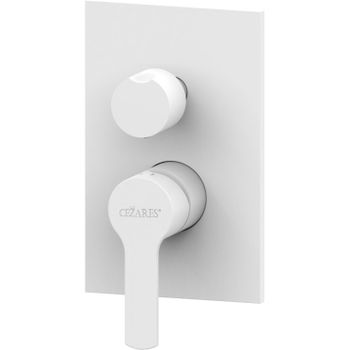 Смеситель для душа Cezares Ovest OVEST-DEV3-BIO Белый — фото 1, Смеситель для душа