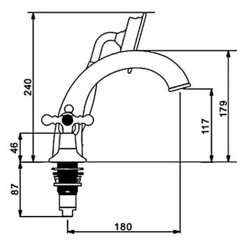 Смеситель на борт ванны Gappo G89-6 G1189-6 Золото — фото 9, Смесители на борт ванны