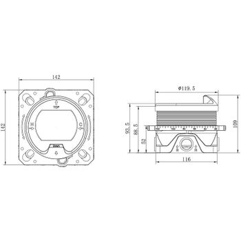 Душевая система Vincea Inspire VSFW-3I21MT2RGM с термостатом Вороненая сталь — фото 21, Встраиваемые душевые комплекты