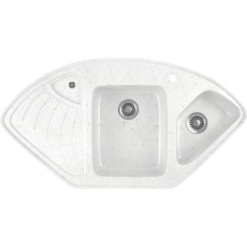 Кухонная мойка Domaci Бьелла DMC-14K DMC-14K-331 Белая — фото 1, Кухонные мойки