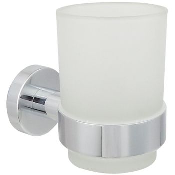 Стакан для зубных щеток Aquatek AQ4004CR Хром — фото 1, Стаканы для зубных щеток