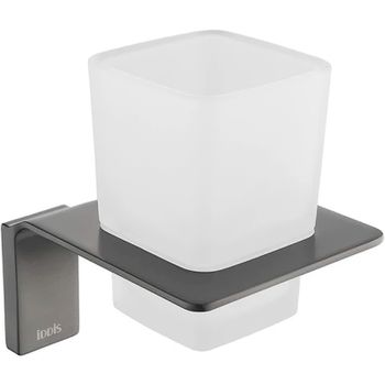 Стакан для зубных щеток Iddis Slide SLIGMG1i45 Графит — фото 1, Стаканы для зубных щеток