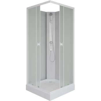 Душевая кабина Niagara Promo 90x90 P90/13Q/MT/BK без гидромассажа — фото 2, Душевые кабины