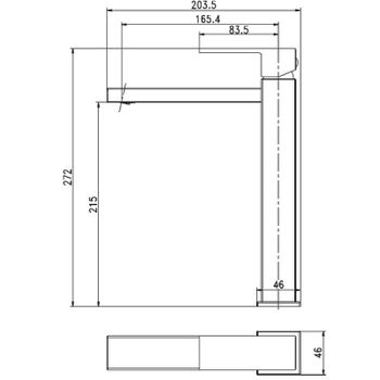 Смеситель для раковины Aquanet Blanco AF420-11W 261817 Белый матовый — фото 2, Смесители для раковины