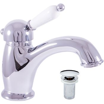 Смеситель для раковины Rav Slezak Labe L527.5K Хром — фото 1, Смесители для раковины