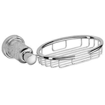 Мыльница настенная Schein Carving 7065009 Хром — фото 1, Мыльницы