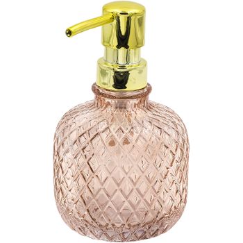 Дозатор для жидкого мыла Ridder Jade 2164502 прозрачно-розовый — фото 1, Дозаторы