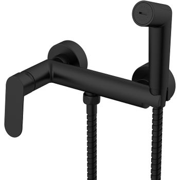 Гигиенический душ со смесителем Splenka S41.51.06 Черный матовый — фото 1, Гигиенические души