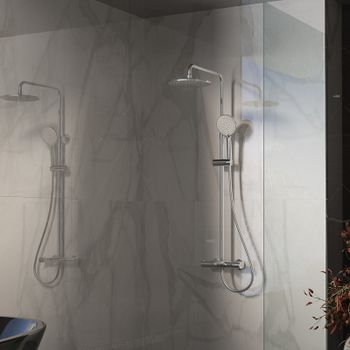 Душевая система Vincea Rondo VSFS-1R1CH Хром — фото 2, Душевые стойки