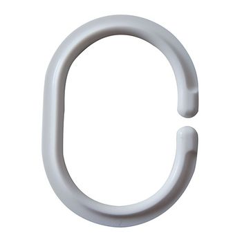 Кольца для карниза Ridder 49301 Белый — фото 1, Крючки для штор