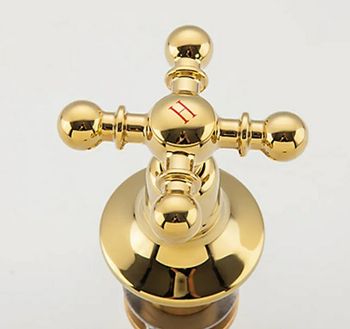 Смеситель на борт ванны Gappo G89-6 G1189-6 Золото — фото 4, Смесители на борт ванны