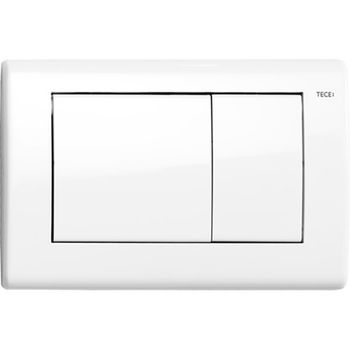 Клавиша смыва Tece Planus 9240324 для унитаза Белая глянцевая — фото 1, Кнопки смыва