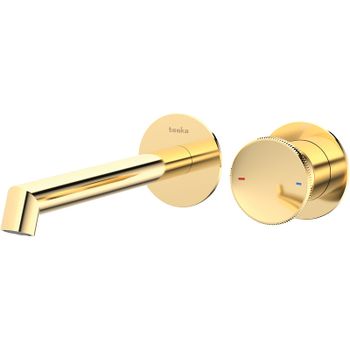 Смеситель для раковины Teska Arte E5507 Золото — фото 1, Смесители для раковины