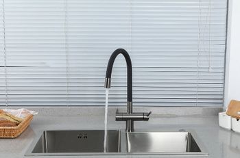 Смеситель для кухни Gappo G4398-39 Оружейная сталь Черный — фото 12, Смесители для кухни