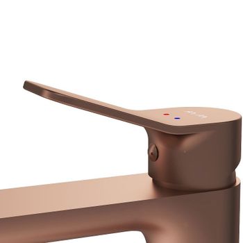 Смеситель для раковины AM.PM X-Joy F85A92044 Розовое золото — фото 9, Смесители для раковины