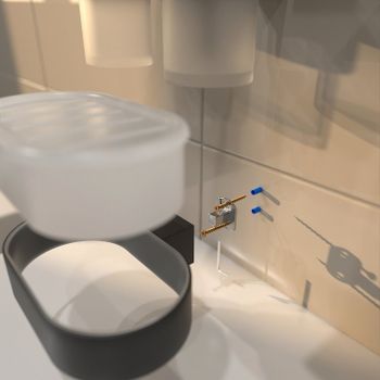 Мыльница Altasan Лотос ЛТ30ЧМ Черная матовая — фото 5, Мыльницы