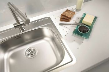 Кухонная мойка Alveus More 10 LEI-90 560x500 1103106 Перфорированная сталь — фото 2, Кухонные мойки