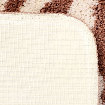 Коврик для туалета WasserKRAFT Donau 50х50 BM-9409 Коричневый — фото 3, Коврики для ванной комнаты