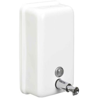 Диспенсер для жидкого мыла Nofer 03001.W Белый — фото 1, Диспенсеры для жидкого мыла