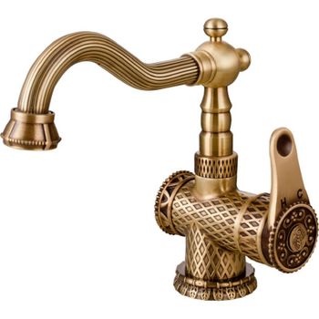 Смеситель для раковины ZorG Antic A 413U-BR Бронза — фото 1, Смесители для раковины
