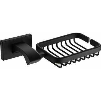 Мыльница Gappo G0702-16 Черная матовая — фото 1, Мыльницы