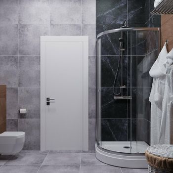 Душевой уголок Triton Альфа-Хром 90х90 Щ0000049613 профиль Хром стекло прозрачное — фото 4, Душевые уголки четверть круга