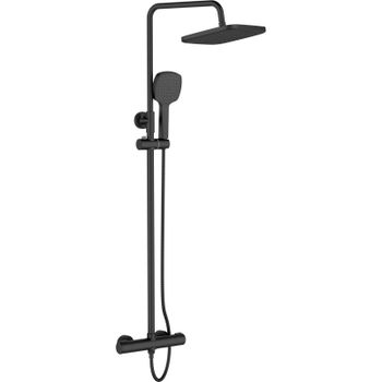 Душевая система Orange T02S4-912b Черный — фото 1, Душевые стойки