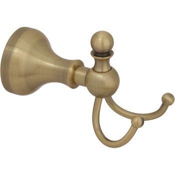 Двойной крючок Veragio Gialetta VR.GIL-6433.BR Бронза — фото 1, Крючки для полотенец