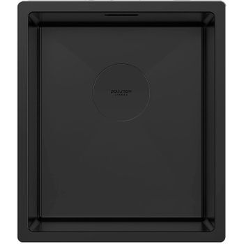 Кухонная мойка Paulmark Next 38 Uni PM213844-MBN Черная матовая — фото 1, Кухонные мойки