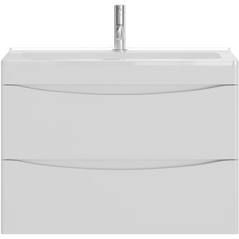 Тумба под раковину Creto Oro 70 21-W70 подвесная Белая — фото 1, Тумбы под раковину